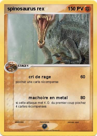 Pokemon spinosaurus rex
