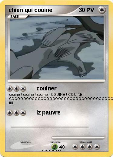 Pokemon chien qui couine