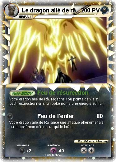 Pokemon Le dragon ailé de râ