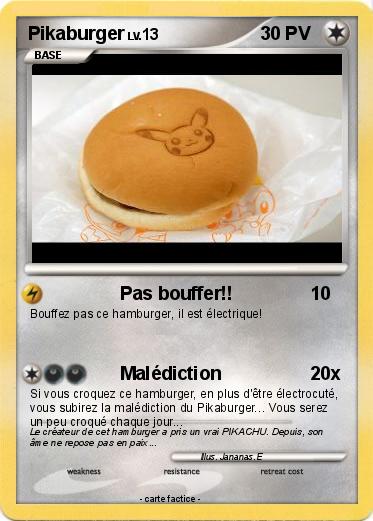 Pokemon Pikaburger
