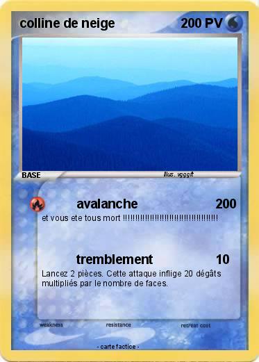 Pokemon colline de neige