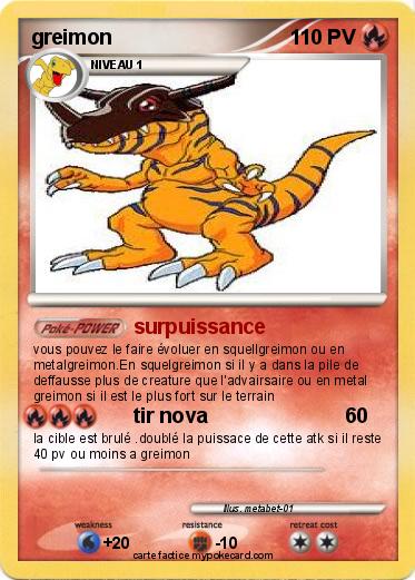 Pokemon greimon