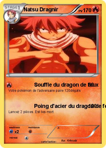 Pokemon Natsu Dragnir