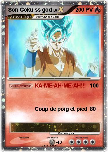 Pokemon Son Goku ss god