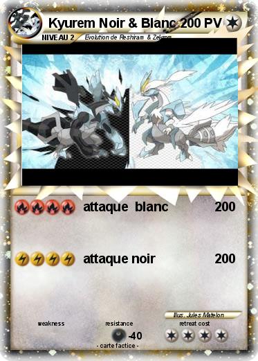 Pokemon Kyurem Noir & Blanc