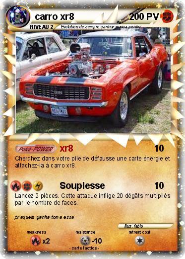 Pokemon carro xr8