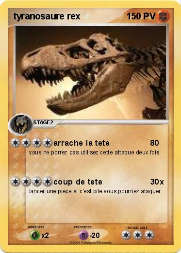 Pokemon tyranosaure rex