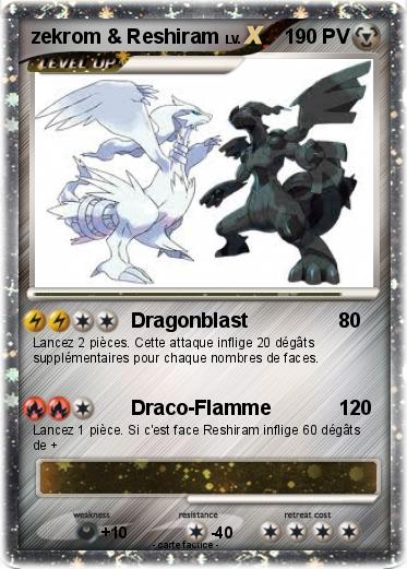 Pokemon zekrom & Reshiram