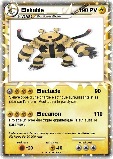 Pokemon Elekable
