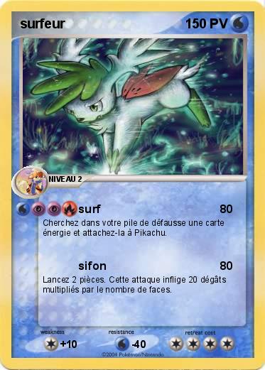 Pokemon surfeur
