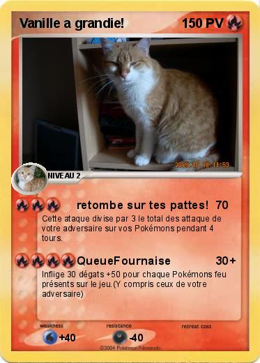 Pokemon Vanille a grandie!