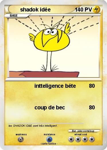Pokemon shadok idée