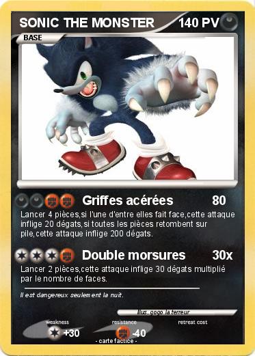 Pokemon SONIC THE MONSTER