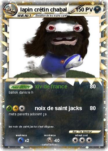 Pokemon lapin crétin chabal