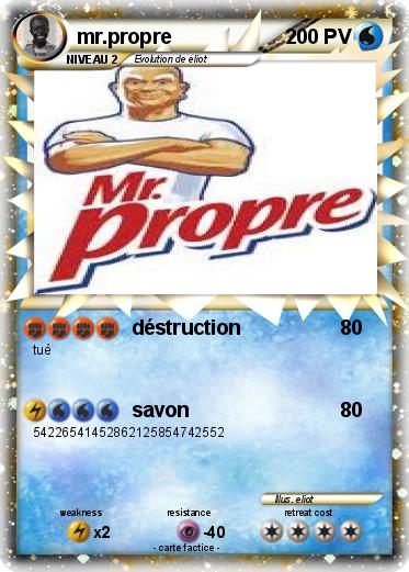 Pokemon mr.propre