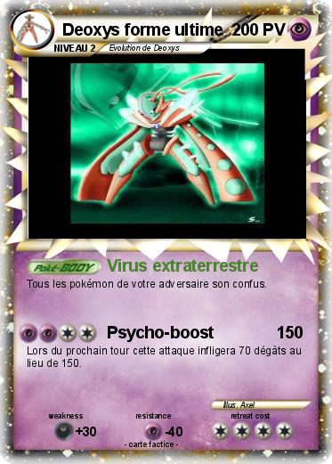 Pokemon Deoxys forme ultime