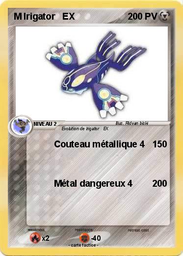 Pokemon M Irigator   EX