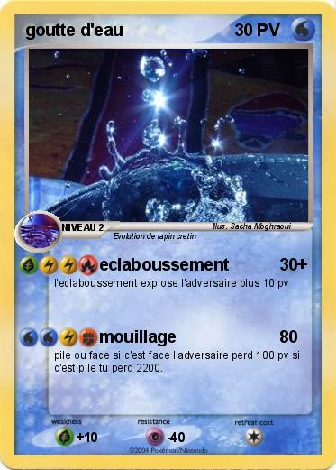 Pokemon goutte d'eau
