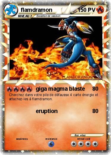 Pokemon flamdramon