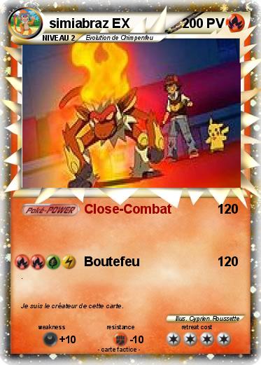 Pokemon simiabraz EX