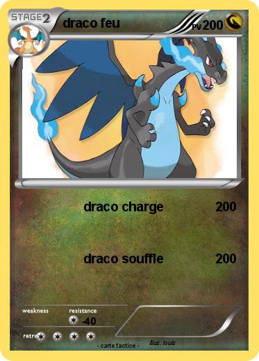 Pokemon draco feu