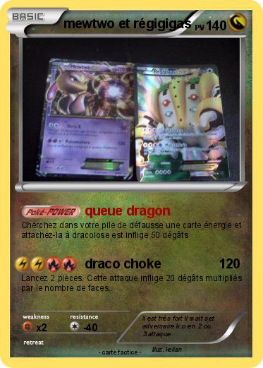 Pokemon mewtwo et régigigas
