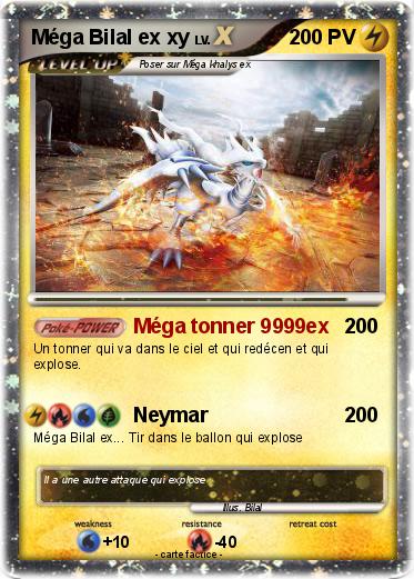 Pokemon Méga Bilal ex xy