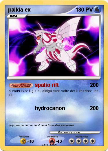Pokemon palkia ex