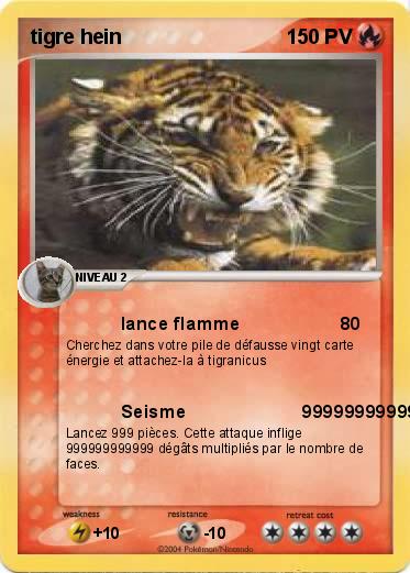Pokemon tigre hein