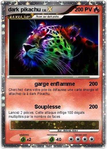 Pokemon dark pikachu