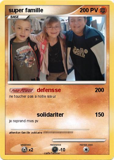 Pokemon super famille
