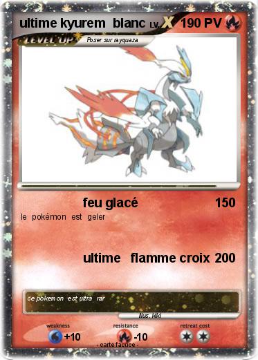 Pokemon ultime kyurem  blanc