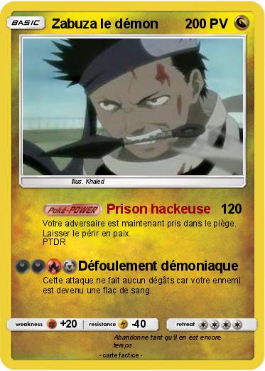 Pokemon Zabuza le démon