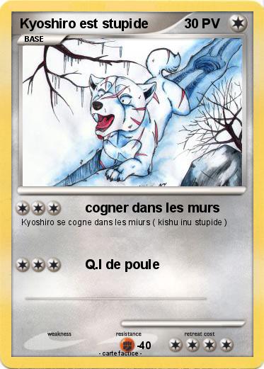 Pokemon Kyoshiro est stupide