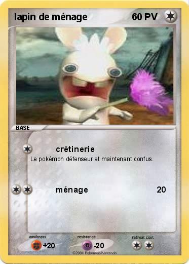 Pokemon lapin de ménage