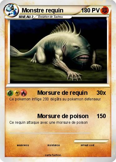 Pokemon Monstre requin
