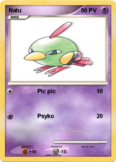 Pokemon Natu