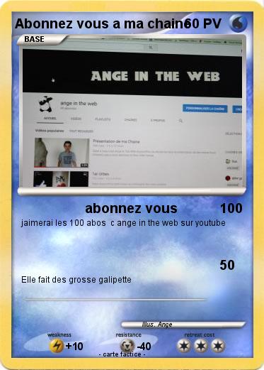 Pokemon Abonnez vous a ma chaine