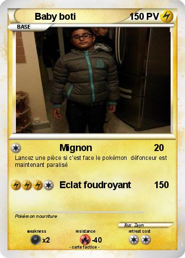 Pokemon Baby boti