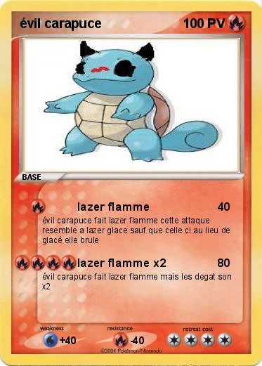 Pokemon évil carapuce
