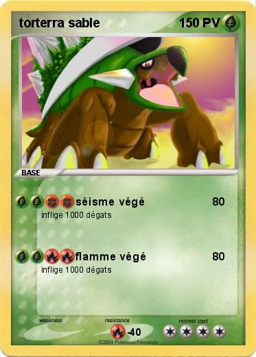 Pokemon torterra sable