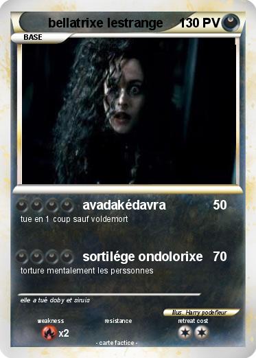 Pokemon bellatrixe lestrange