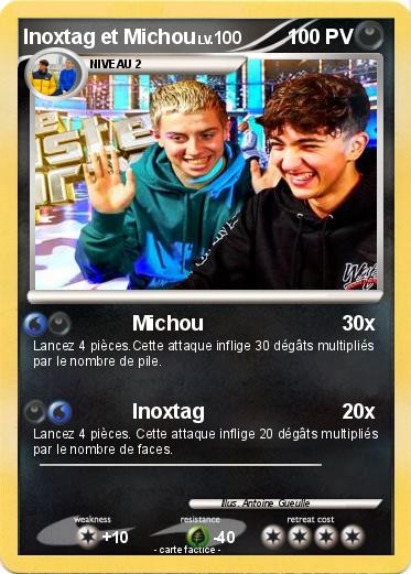 Pokemon Inoxtag et Michou