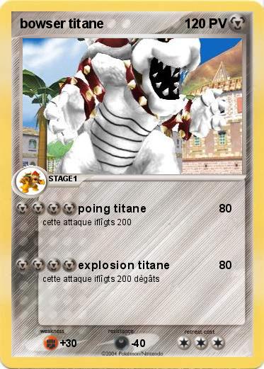 Pokemon bowser titane