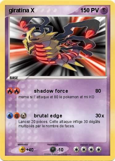 Pokemon giratina X                                                                