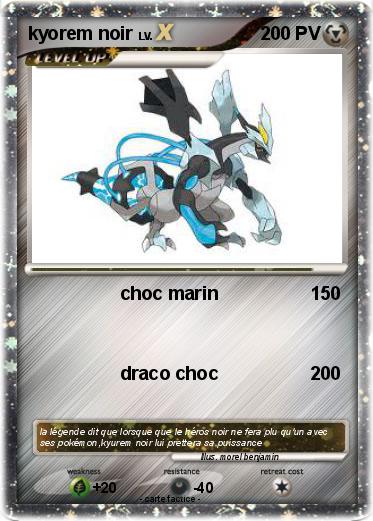 Pokemon kyorem noir
