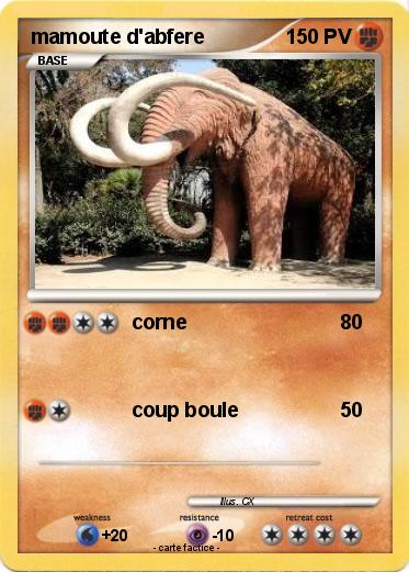 Pokemon mamoute d'abfere