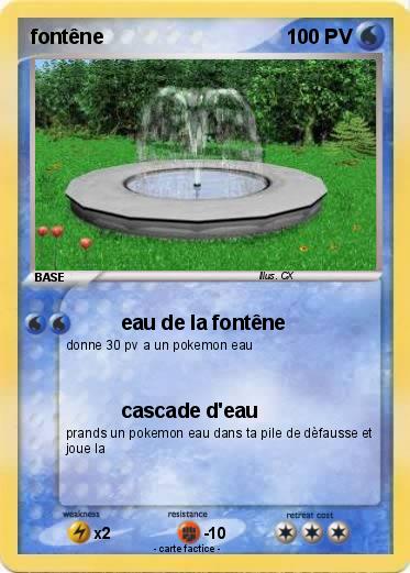 Pokemon fontêne