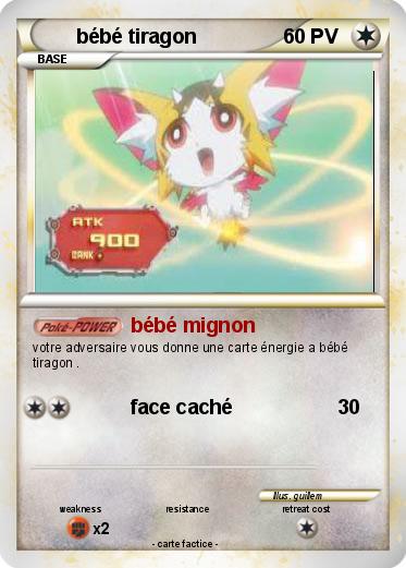 Pokemon bébé tiragon