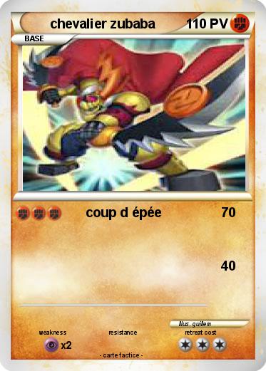 Pokemon chevalier zubaba